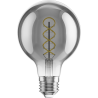 Mexen Vintis Ampoule filament spirale LED E27, G80, 2W, Chaude - 2200K, 100 lm, fumée - L165-E27-0222-70