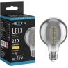 Mexen Vintis Ampoule filament spirale LED E27, G80, 4W, Chaude - 2700K, 220 lm, fumée - L165-E27-0427-70