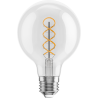 Mexen Vintis Ampoule à filament spirale LED E27, G80, 6W, Chaude - 2700K, 630 lm, clair - L165-E27-0627-00