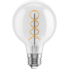 Mexen Vintis Ampoule filament spirale LED E27, G80, 8W, Chaude - 2700K, 750 lm, claire - L165-E27-0827-00