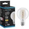Mexen Vintis Ampoule filament spirale LED E27, G80, 8W, Chaude - 2700K, 750 lm, claire - L165-E27-0827-00