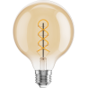 Mexen Vintis Ampoule filament spirale LED E27, G95, 6W, Chaude - 2700K, 530 lm, ambre - L167-E27-0627-50