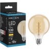 Mexen Vintis Ampoule filament spirale LED E27, G95, 6W, Chaude - 2700K, 530 lm, ambre - L167-E27-0627-50