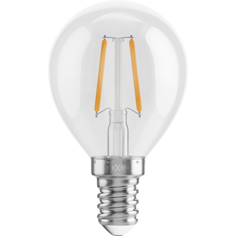 Mexen Vintis Ampoule filament LED E14, G45, 2W, Chaude - 2700K, 240 lm, claire - L156-E14-0227-00