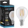 Mexen Vintis Ampoule LED filament E14, G45, 6W, Chaude - 2700K, 720 lm, claire - L156-E14-0627-00
