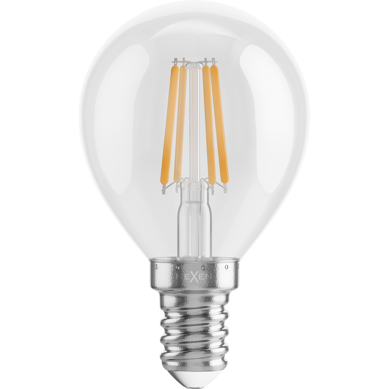 Mexen Vintis Ampoule LED filament E14, G45, 6W, Chaude - 2700K, 720 lm, claire - L156-E14-0627-00