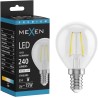 Mexen Vintis Ampoule filament LED E14, G45, 2W, Neutre - 4000K, 240 lm, transparente - L156-E14-0240-00