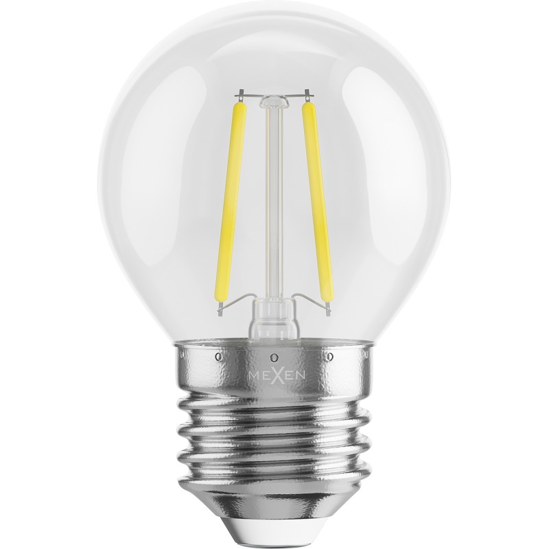 Mexen Vintis Ampoule à filament LED E27, G45, 2W, Neutre - 4000K, 240 lm, transparente - L156-E27-0227-00 - L156-E27-0240-00