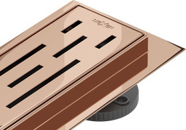 Mexen Flat M01 caniveau linéaire 50 cm, or rose - 1620050-15