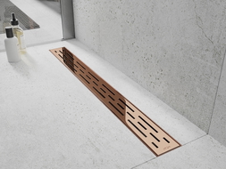 Mexen Flat M01 canalisation linéaire 60 cm, or rose - 1620060-15