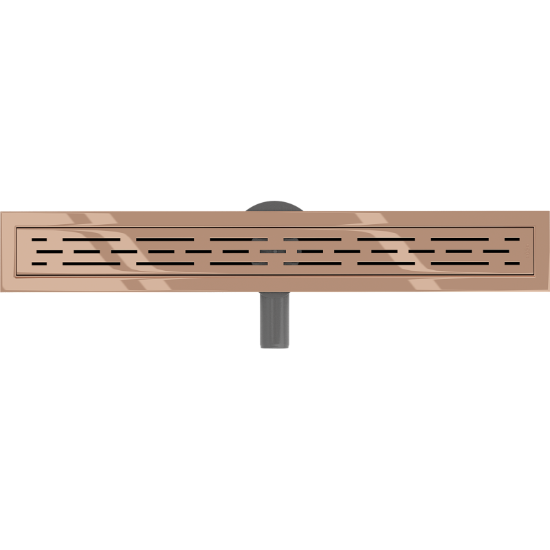 Mexen Flat 360° M01 drain linéaire rotatif 50 cm, or rose - 1620050-40