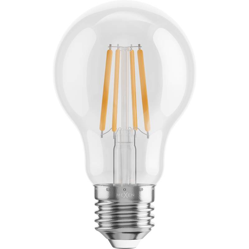 Mexen Vintis Ampoule à filament LED E27, A60, 4W, Chaude - 2200K, 470 lm, claire - L150-E27-0422-00