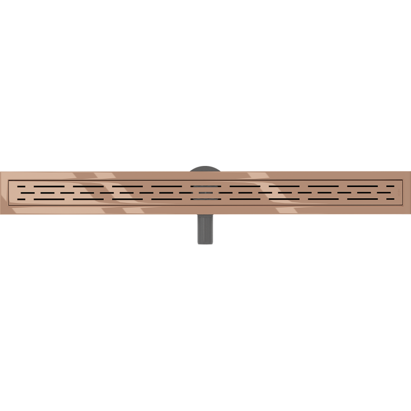 Mexen Flat 360° M01 siphon linéaire rotatif 100 cm, or rose - 1620100-40