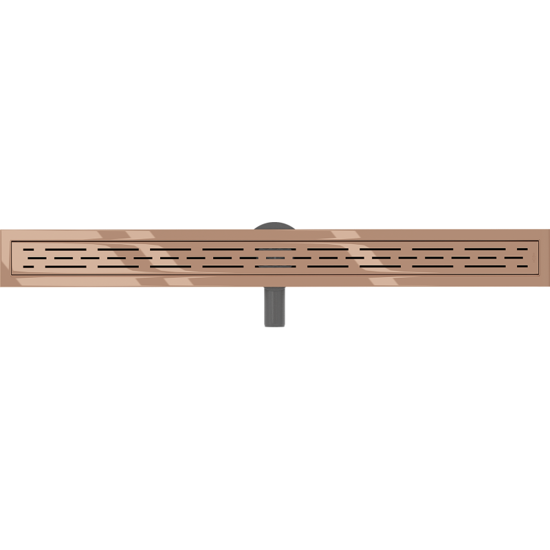 Mexen Flat 360° M01 drain linéaire rotatif 90 cm, or rose - 1620090-40