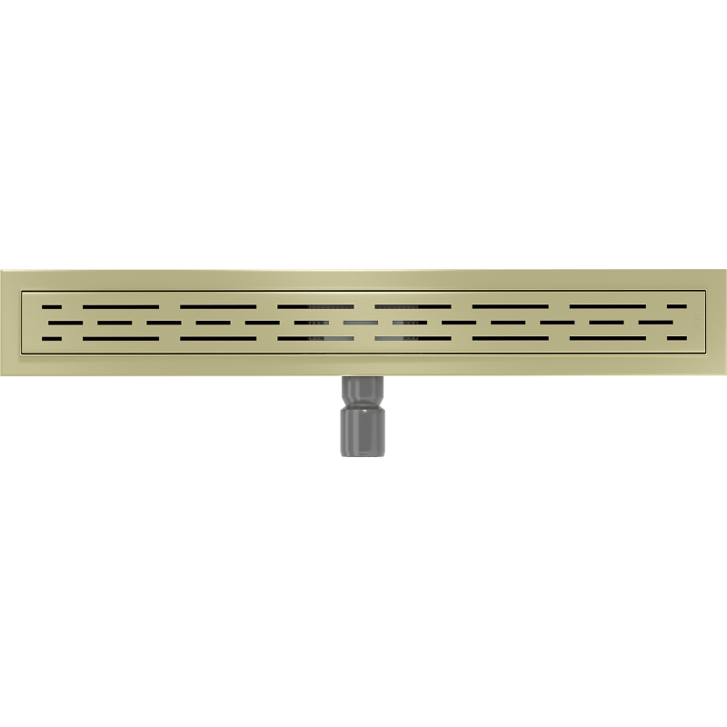 Mexen Flat M01 drain lineaire 50 cm, or brossé - 1A20050-15