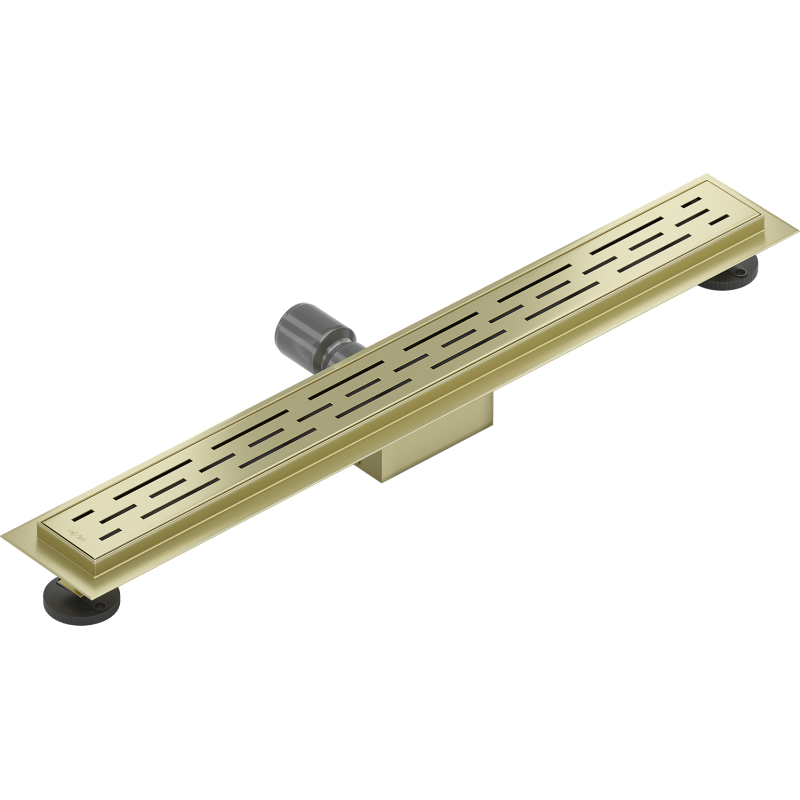 Mexen Flat M01 drain linéaire 70 cm, or brossé - 1A20070-15
