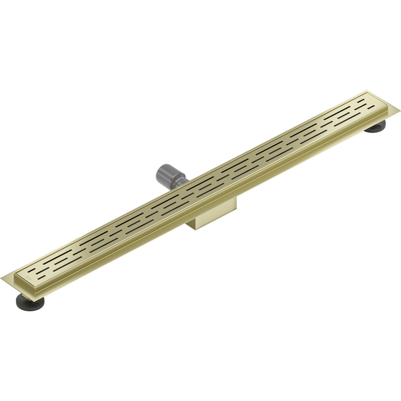 Mexen Flat M01 drain linéaire 100 cm, or brossé - 1A20100-15