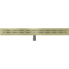Mexen Flat M01 drain linéaire 100 cm, or brossé - 1A20100-15
