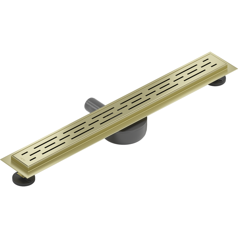 Mexen Flat 360° M01 drain linéaire rotatif 50 cm, or brossé - 1A20050-40