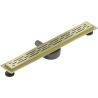 Mexen Flat 360° M01 canalisation linéaire pivotante 70 cm, or brossé - 1A20070-40