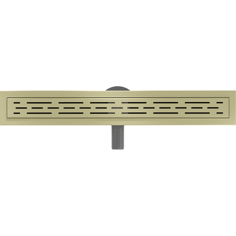 Mexen Flat 360° M01 canalisation linéaire pivotante 70 cm, or brossé - 1A20070-40