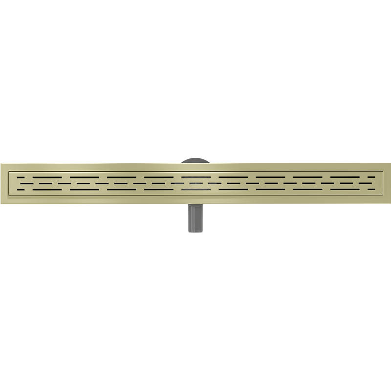 Mexen Flat 360° M01 drain linéaire rotatif 80 cm, or brossé - 1A20080-40