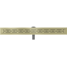 Mexen Flat 360° M01 drain linéaire rotatif 80 cm, or brossé - 1A20080-40