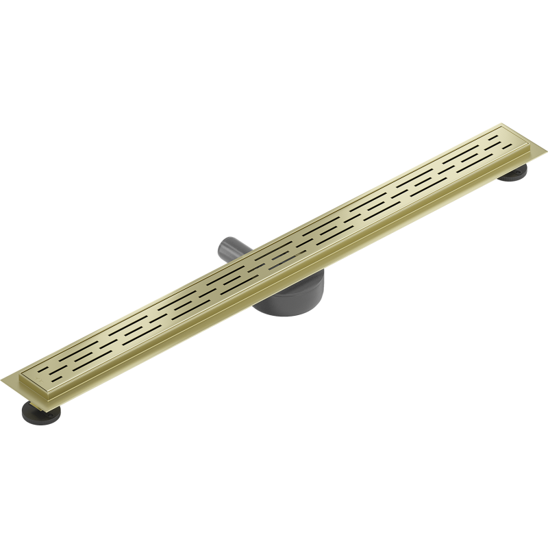 Mexen Flat 360° M01 Drainage linéaire rotatif 90 cm, or brossé - 1A20090-40