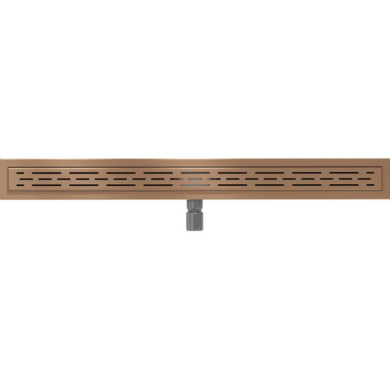 Mexen Flat M01 siphon linéaire 80 cm, cuivre brossé - 1C20080-15