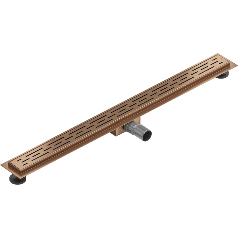Mexen Flat M01 drain lineaire 100 cm, cuivre brossé - 1C20100-15