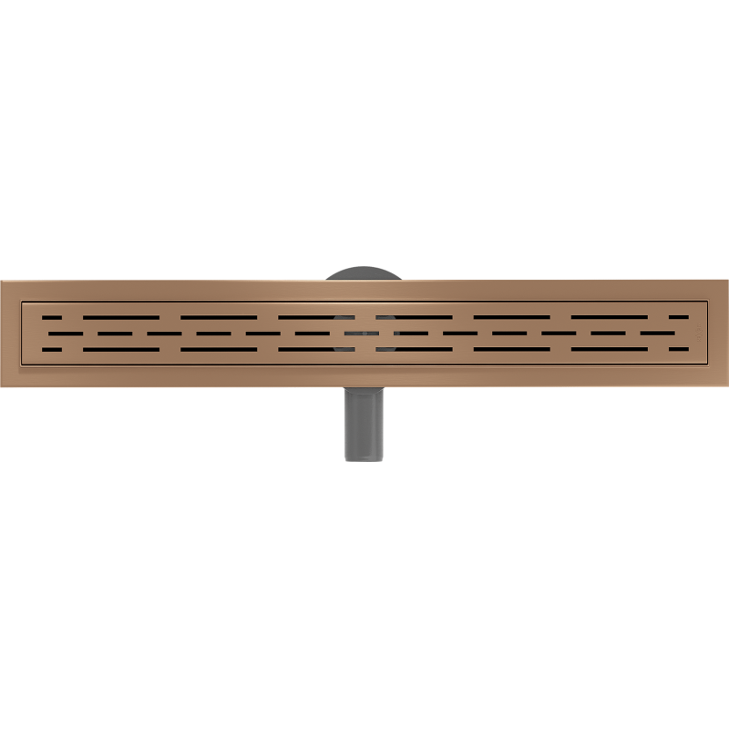 Mexen Flat 360° M01 canalisation linéaire rotative 50 cm, cuivre brossé - 1C20050-40