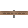 Mexen Flat 360° M01 canalisation linéaire rotative 50 cm, cuivre brossé - 1C20050-40