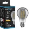Mexen Vintis Ampoule filament LED E27, A60, 4W, Chaude - 2200K, 280 lm, fumée - L150-E27-0422-70