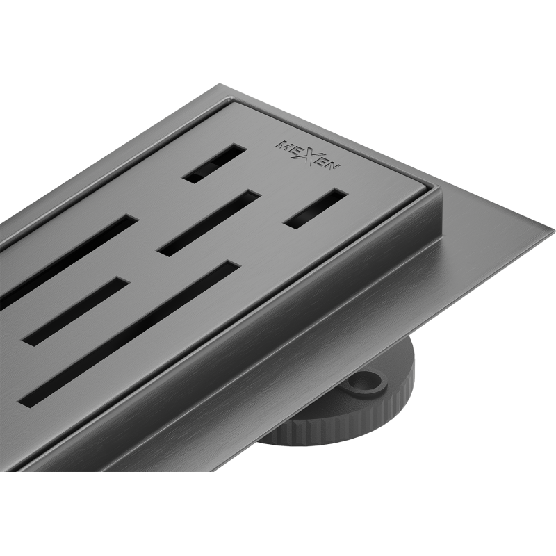 Mexen Flat M01 drain linéaire 100 cm, gris canon brossé - 1E20100-15