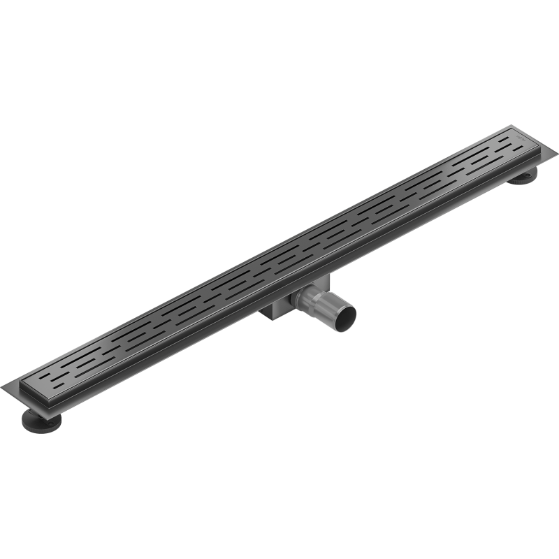 Mexen Flat M01 écoulement linéaire 80 cm, gris pistolet brossé - 1E20080-15