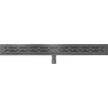 Mexen Flat M01 écoulement linéaire 80 cm, gris pistolet brossé - 1E20080-15