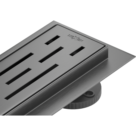 Mexen Flat 360° M01 drain linéaire rotatif 50 cm, gris canon brossé - 1E20050-40