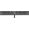 Mexen Flat 360° M01 drain linéaire rotatif 50 cm, gris canon brossé - 1E20050-40