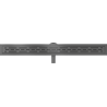 Mexen Flat 360° M01 drain linéaire pivotant 80 cm, gris gun brossé - 1E20080-40