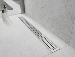 Mexen Flat M08 cache pour caniveau de douche 80 cm, inox - 1025080