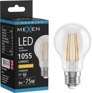Mexen Vintis Ampoule LED filament E27, A60, 8W, Chaude - 2200K, 1055 lm, claire - L150-E27-0822-00
