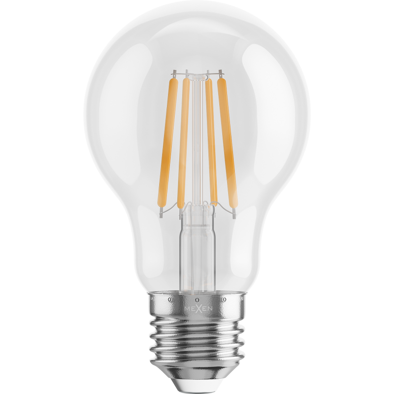 Mexen Vintis Ampoule à filament LED E27, A60, 4W, Chaude - 2700K, 470 lm, claire - L150-E27-0427-00