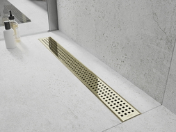 Mexen Flat M08 drain linéaire 70 cm, doré - 1525070-15