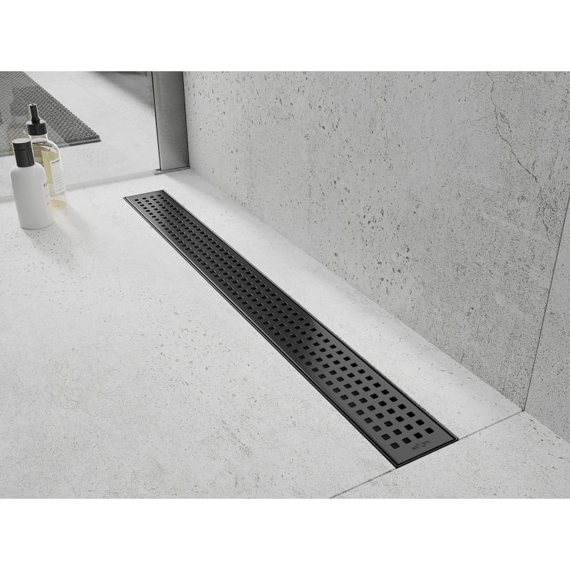 Mexen Flat M08 siphon linéaire 100 cm, noir - 1725100-15