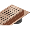 Mexen Flat M08 drain linéaire 80 cm, or rose - 1625080-15