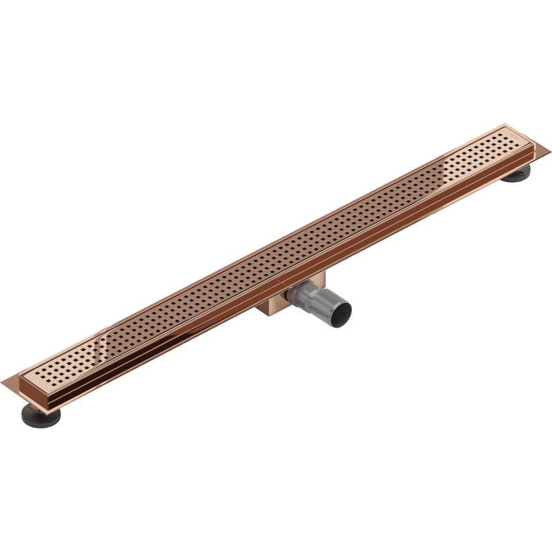 Mexen Flat M08 drain linéaire 80 cm, or rose - 1625080-15