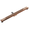 Mexen Flat M08 drain linéaire 80 cm, or rose - 1625080-15
