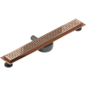 Mexen Flat 360° M08 drain linéaire rotatif 60 cm, or rose - 1625060-40