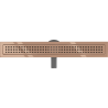 Mexen Flat 360° M08 drain linéaire rotatif 60 cm, or rose - 1625060-40