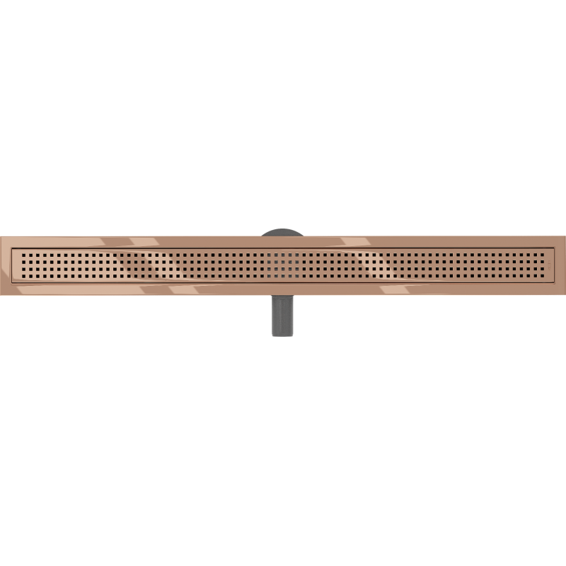 Mexen Flat 360° M08 drain lineaire pivotant 80 cm, or rose - 1625080-40